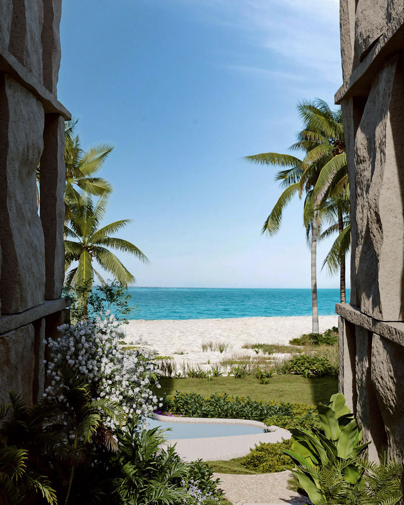 Rocha de 130 toneladas é destaque em empreendimento de luxo em Balneário Camboriú - Aquos1 Copia