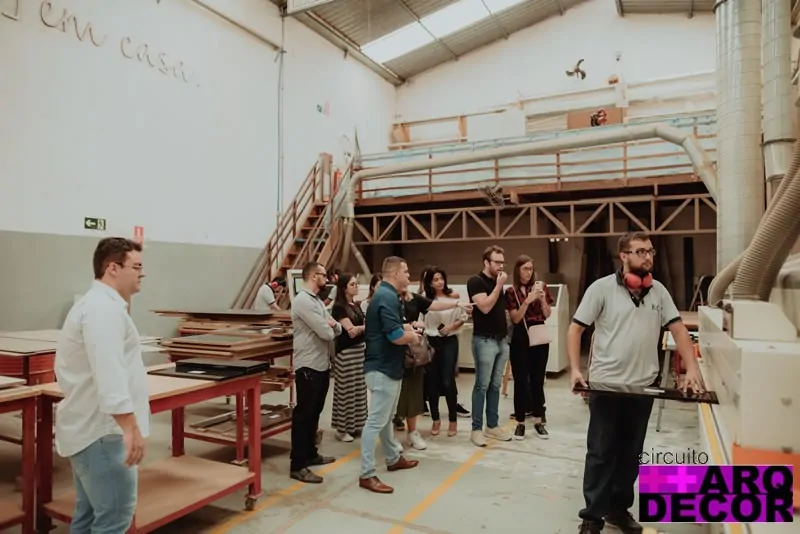 Visita à fábrica R & C  móveis Planejados em Itapira - Arquitetos0034
