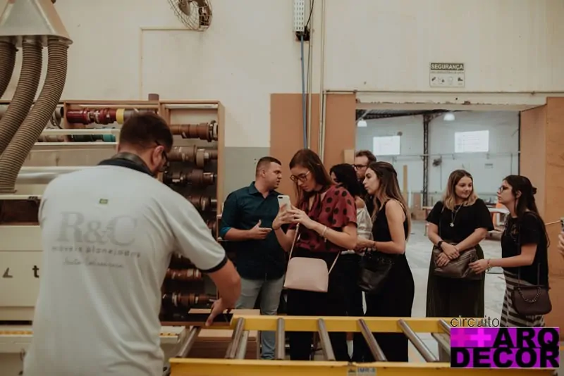 Visita à fábrica R & C  móveis Planejados em Itapira - Arquitetos0037