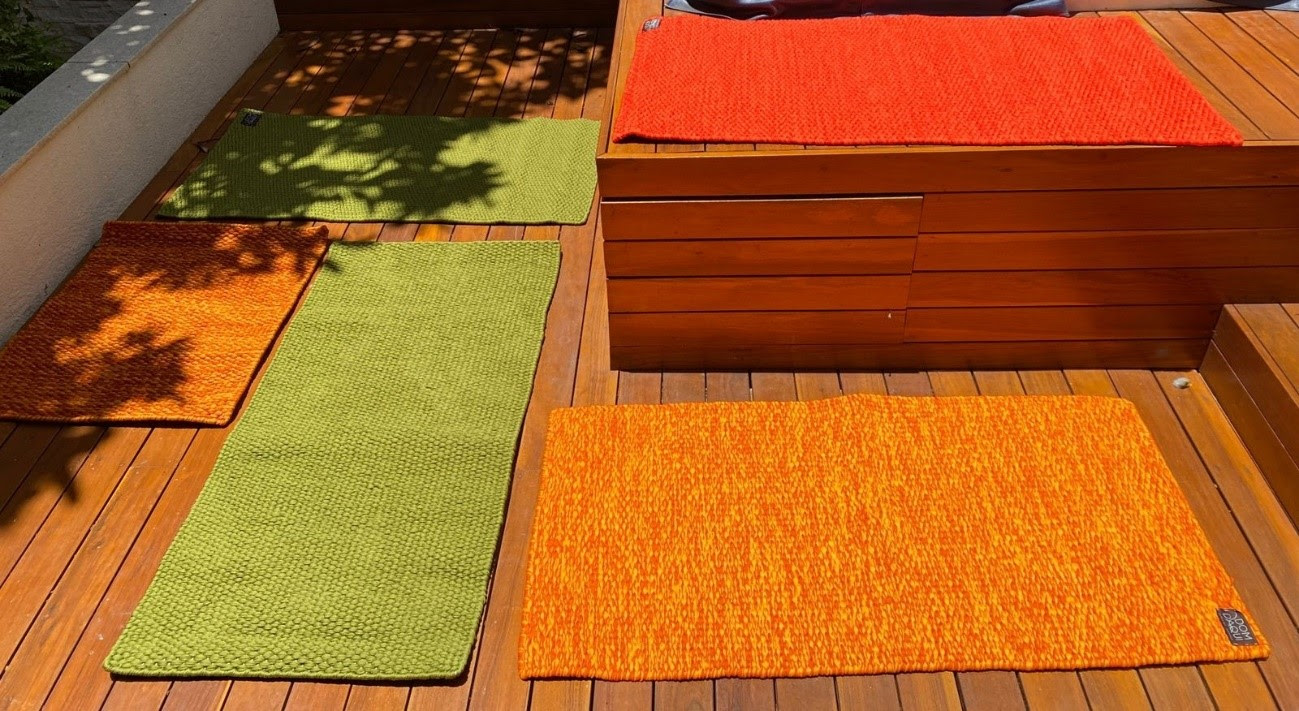 Conforto e estilo em tapetes feitos à mão para áreas externas - BOLA4