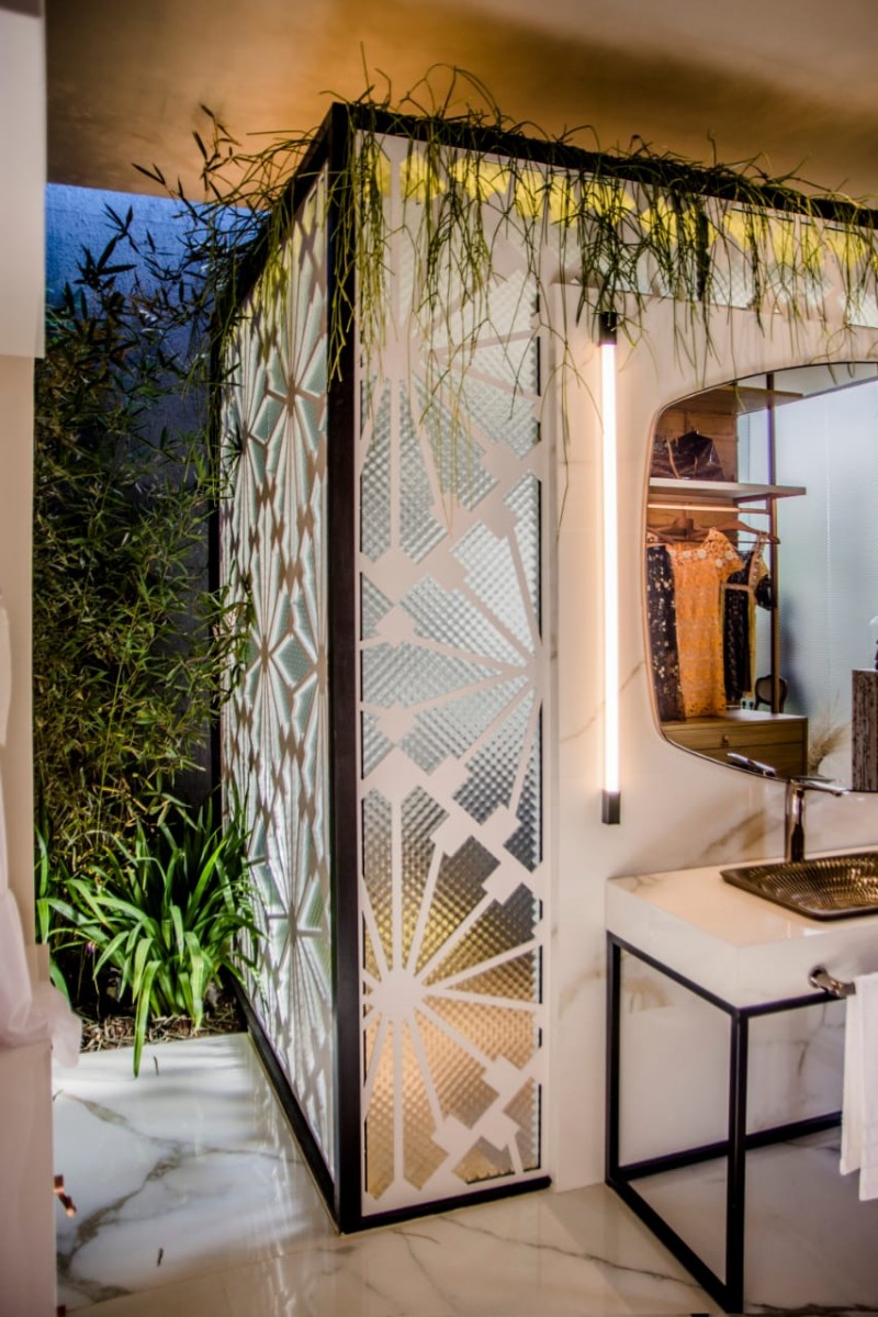 Textura e transparência com vidros - Casas Conceito Mila Liberato 2