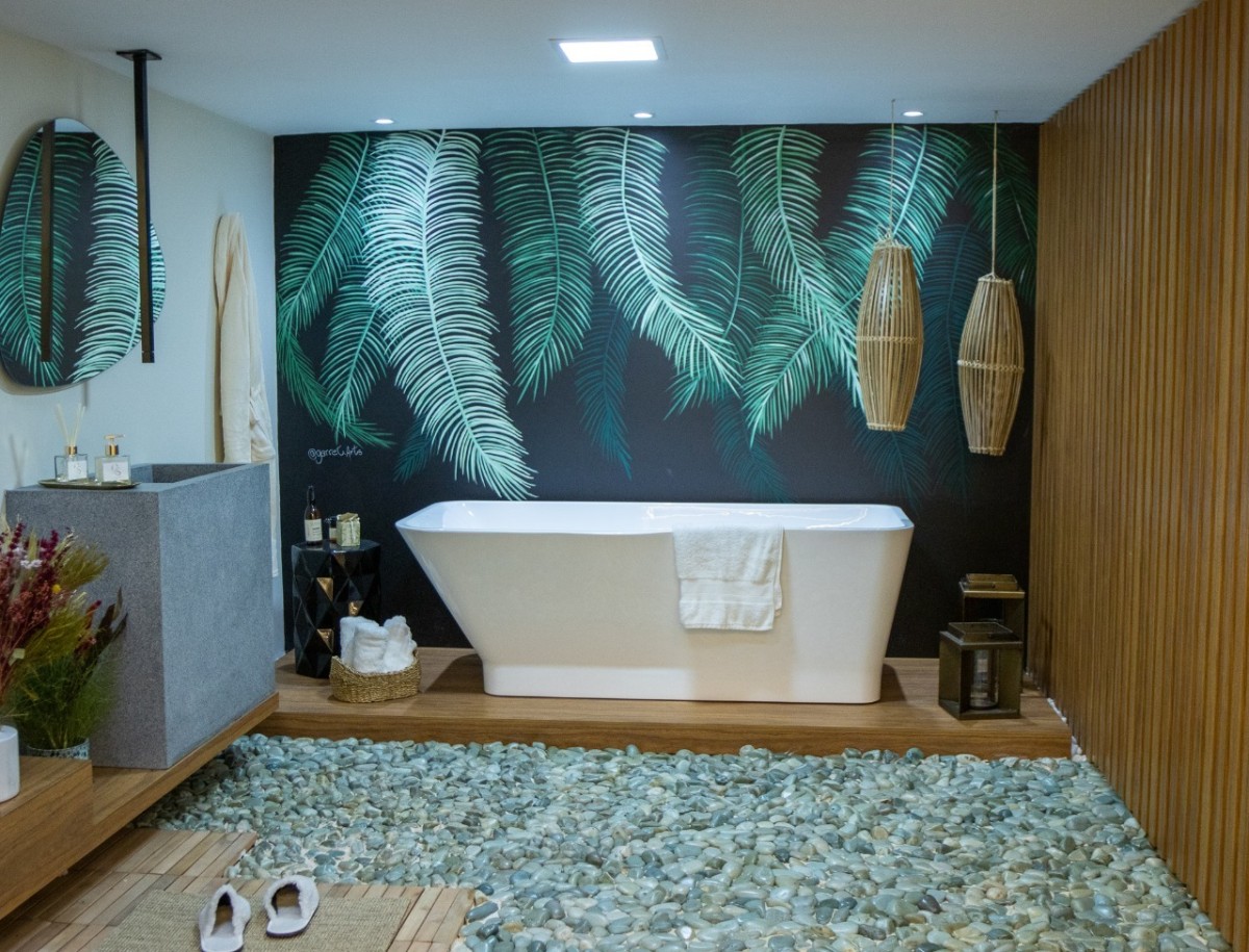 5ª Mostra da Aquaplás reúne 17 ambientes e 23 profissionais das áreas de arquitetura, decoração e paisagismo - Claudia Silva