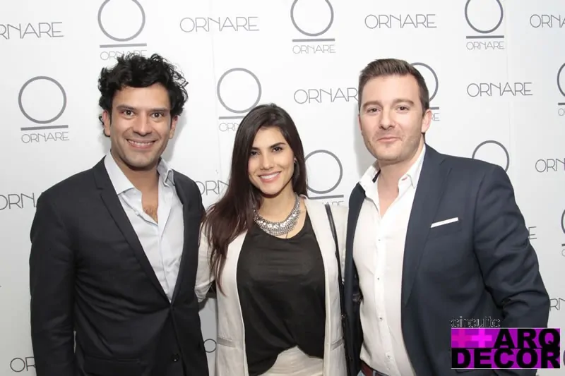 Ornare reúne grandes nomes da arquitetura e design em Miami - Cláudio Faria Luisa Nicholls e Danny Pueyo