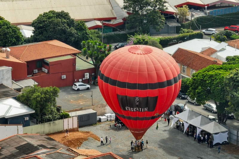Balão revela vista que apartamentos terão em bairro nobre de Campinas - ESSENTIAL6