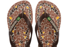 Piso de caquinhos é protagonista em coleção de Havaianas - HAVAIANA