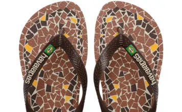 Piso de caquinhos é protagonista em coleção de Havaianas - HAVAIANA