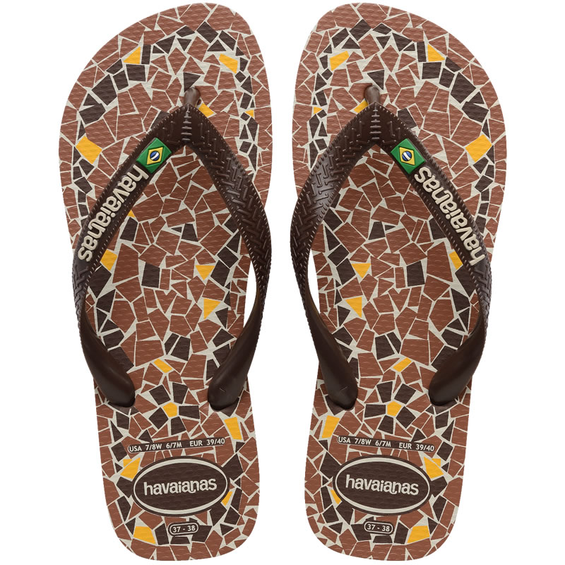 Piso de caquinhos é protagonista em coleção de Havaianas - HAVAIANA