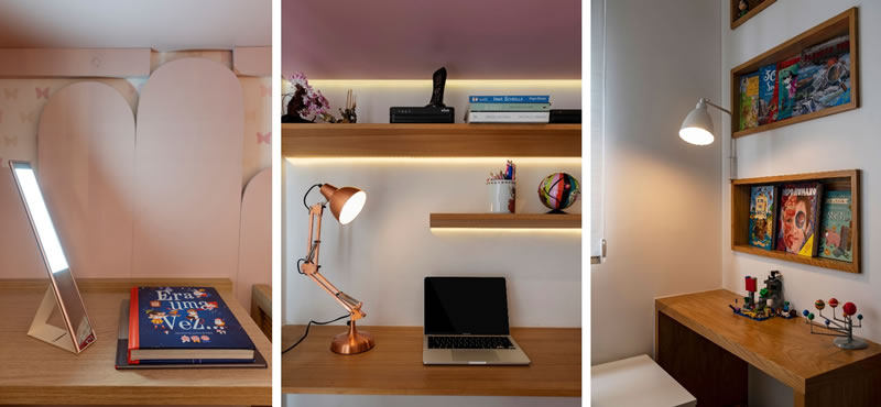 Confira dicas de iluminação para o espaço de home office ou para o cantinho de estudos - HOME3