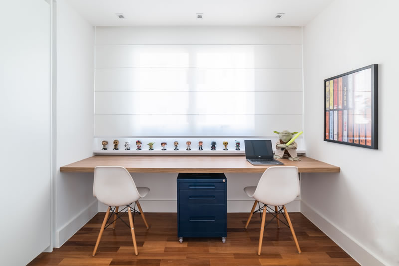 Criatividade na hora de montar um home office pequeno - HOME OFFICE6 Criatividade na hora de montar um home office pequeno - HOME OFFICE6