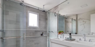 Banheiros com box de banho modernos para se inspirar - IDEIADICAS4