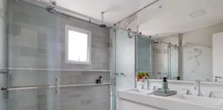 Banheiros com box de banho modernos para se inspirar - IDEIADICAS4