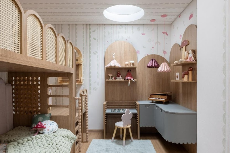 Quarto infantil propõe novas formas de habitar a infância na CASACOR Paraná 2026 - INFANTIL
