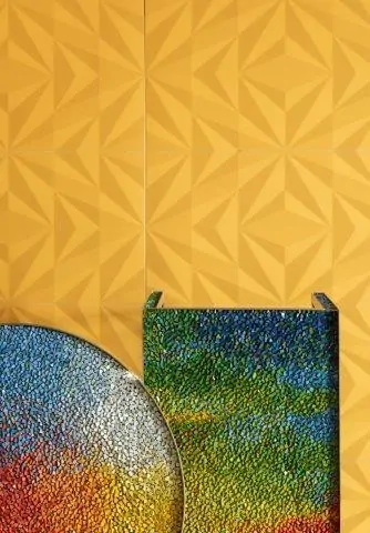 A vibração do amarelo em destaque - Losango Amarelo