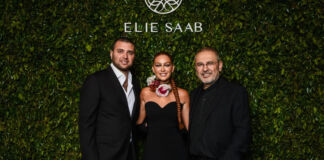 Elie Saab Jr., Marina Ruy Barbosa e Elie Saab