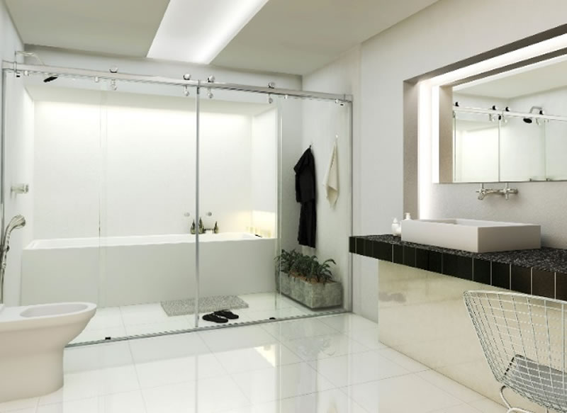 Quatro banheiros minimalistas para inspirar você! - MINIMALISTA 05