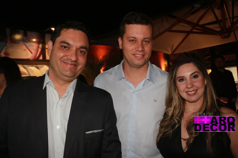 Reinauguração Showroom Aqualax Piracicaba - Marcio Frota Joao Rodrigues e Giovanna Salles