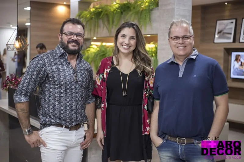 Inauguração da loja NEW em Campinas - Maxwell Geradli Mariana Niiya e Edmilson Graciano