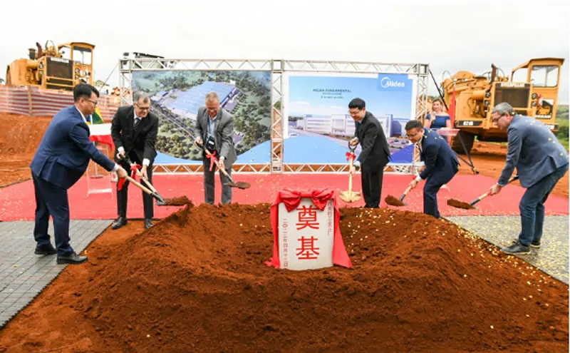 Midea inicia obras de sua primeira fábrica 100% própria no Brasil - Midea