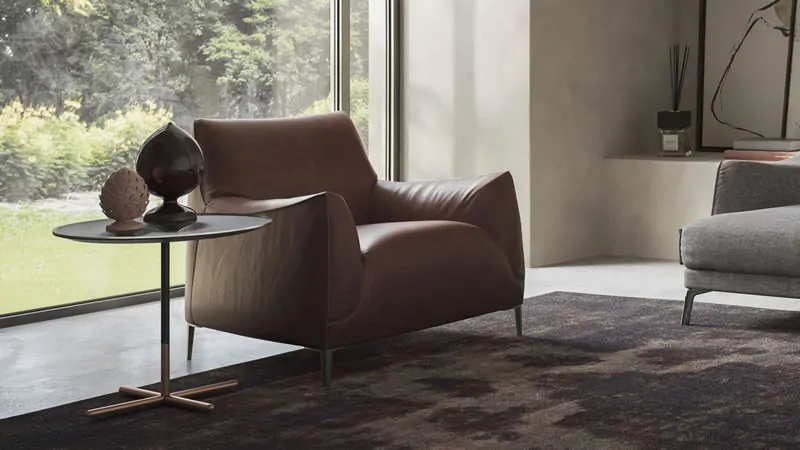 A elegância da poltrona Dolly - NATUZZI