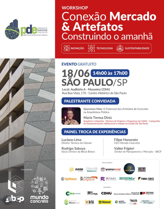 São Paulo sedia workshop com foco em inovação e sustentabilidade no setor de concreto - São Paulo
