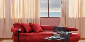 Sofá Curvo Une Aconchego e Harmonia - Sofa Curvo Une Aconchego e Harmonia