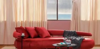 Sofá Curvo Une Aconchego e Harmonia - Sofa Curvo Une Aconchego e Harmonia