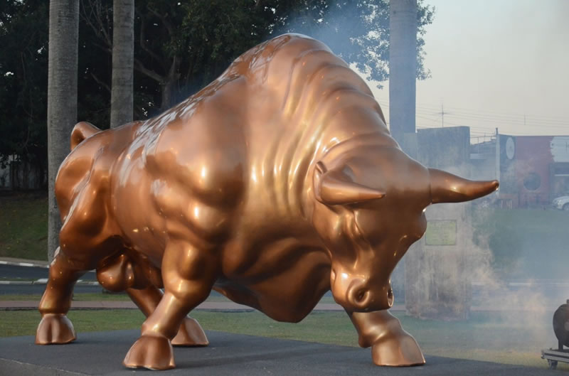 Jaguariúna fortalece o turismo cultural com enormes esculturas espalhadas pela cidade - Touro