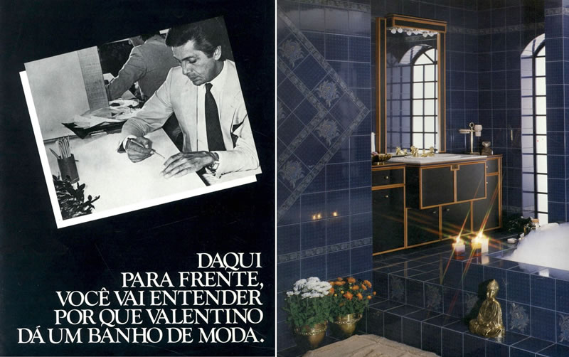 Valentino Garavani: a elegância eterna que, em parceria com a Incepa, também transformou o design cerâmico no Brasil - VALENTINO1