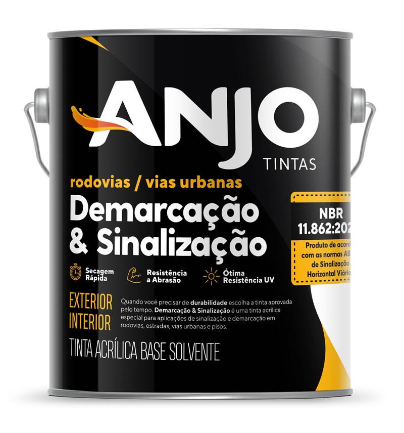 Tinta demarcação: qual a importância de um produto certificado? - anjo tintas