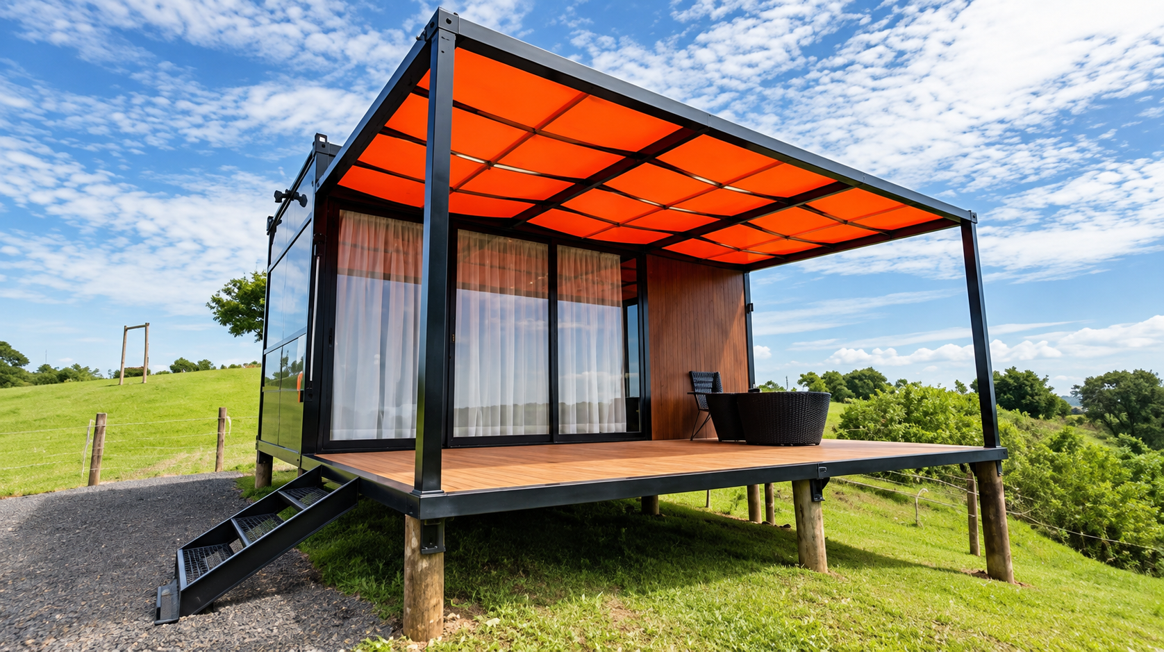 Cabanas em módulos de aço oferecem refúgio na natureza a turistas - cabanas em modulos de aco oferecem refugio na natureza a turistas
