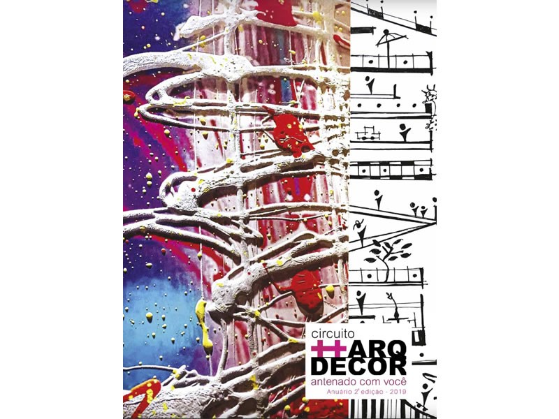 ANUÁRIO ARQ+DECOR: O esplendor do mundo da decoração - capa anuario 2019
