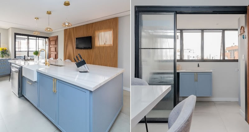 A importância da oferecer a independência entre a cozinha e a área de serviço nos projetos residenciais - cozinha4