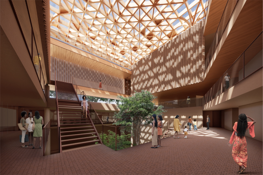  Projeto para o Centro Cultural Rio-África conquista Ouro no IAI Design Award 2025, na Ásia  - dubai
