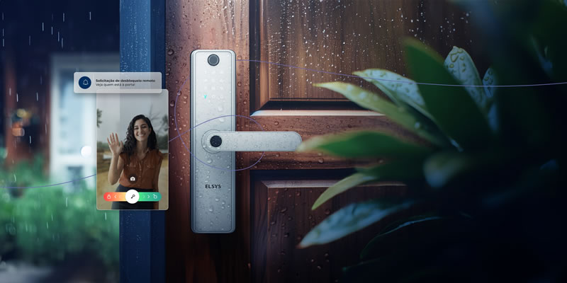 Elsys lança fechadura eletrônica que envia foto de visitante para o proprietário - eleusi