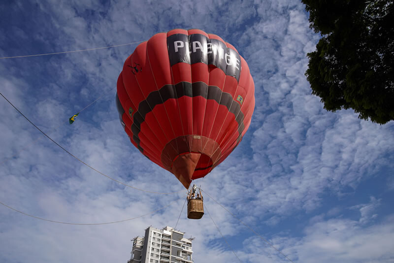Balão revela vista que apartamentos terão em bairro nobre de Campinas - essential 1