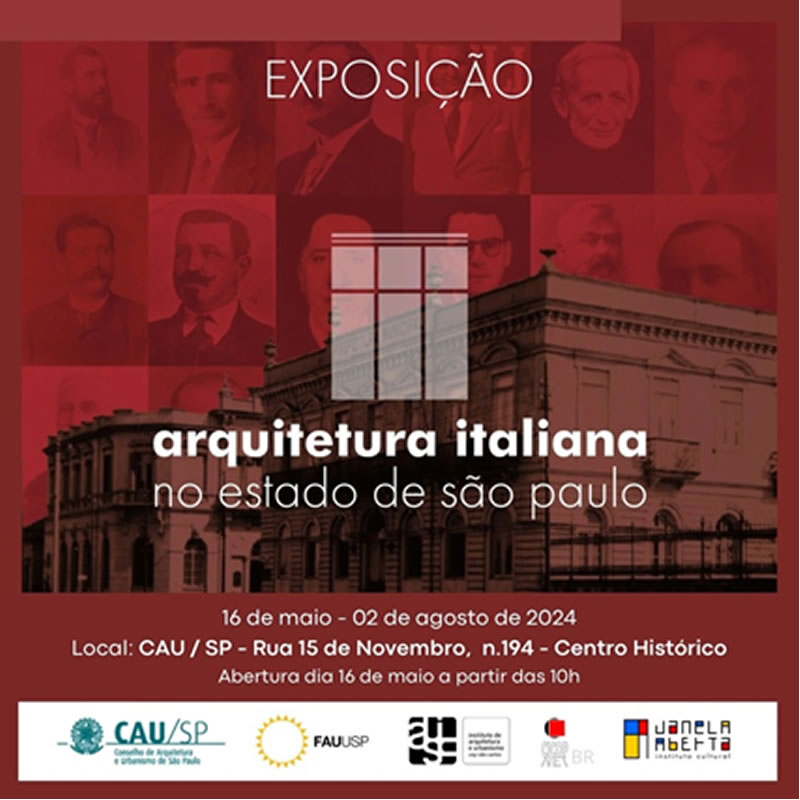 Exposição celebra legado de italianos e descendentes na arquitetura paulista - exposicao cai sp