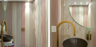 Torneiras de piso e de teto: veja como incorporá-las no décor de banheiros e lavabos - isca