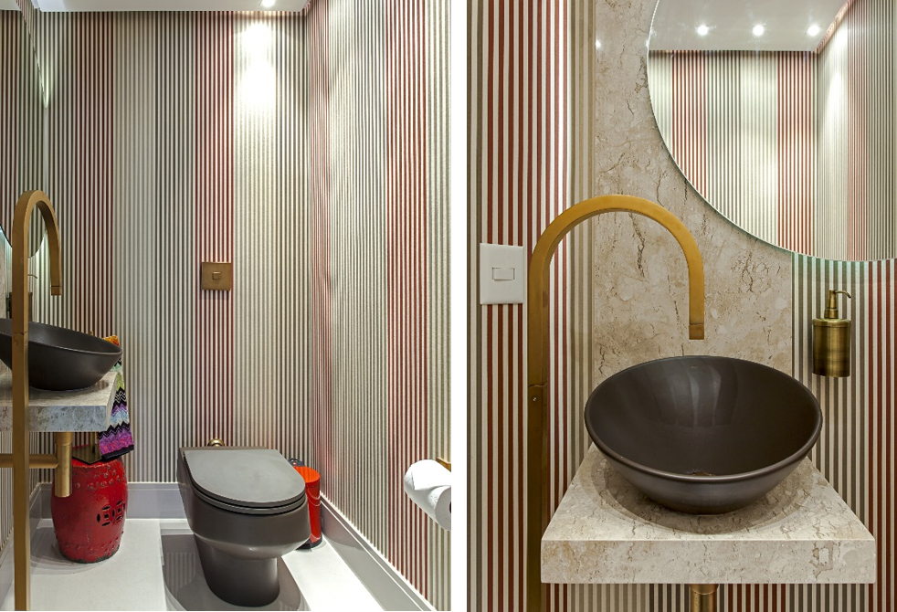 Torneiras de piso e de teto: veja como incorporá-las no décor de banheiros e lavabos - isca