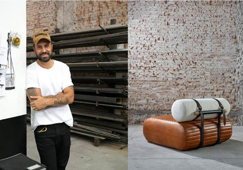 Felipe Protti, designer da Prototype, apresenta os mobiliários da coleção 09 bold living - proti