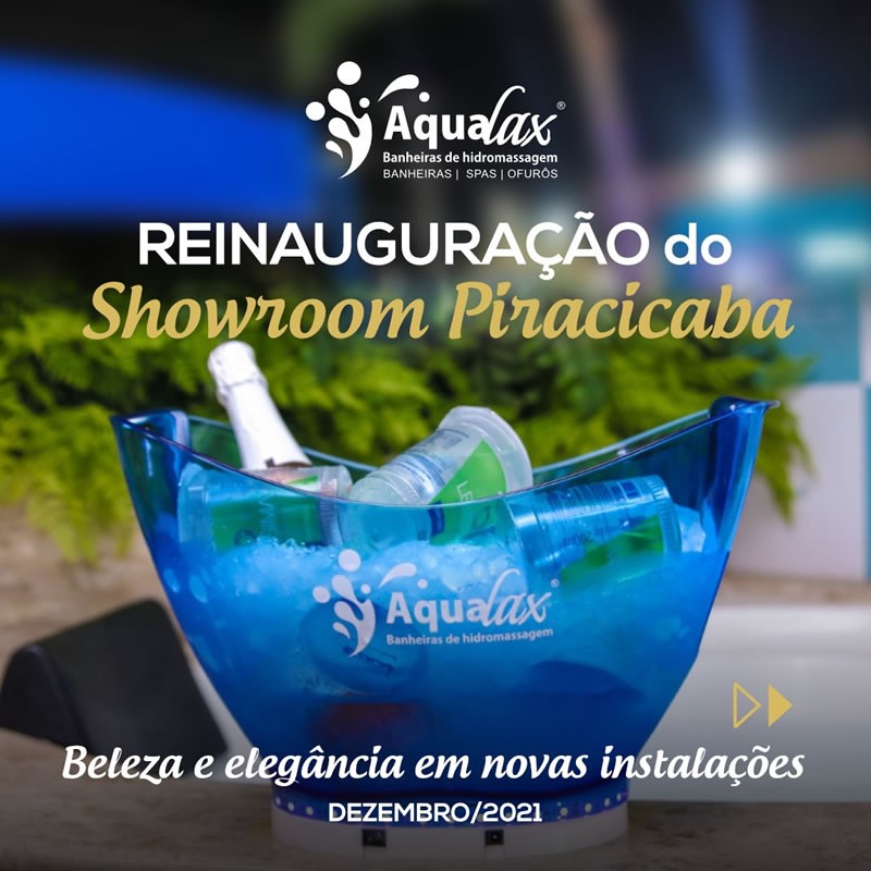 Reinauguração Showroom Aqualax Piracicaba - showroom 1