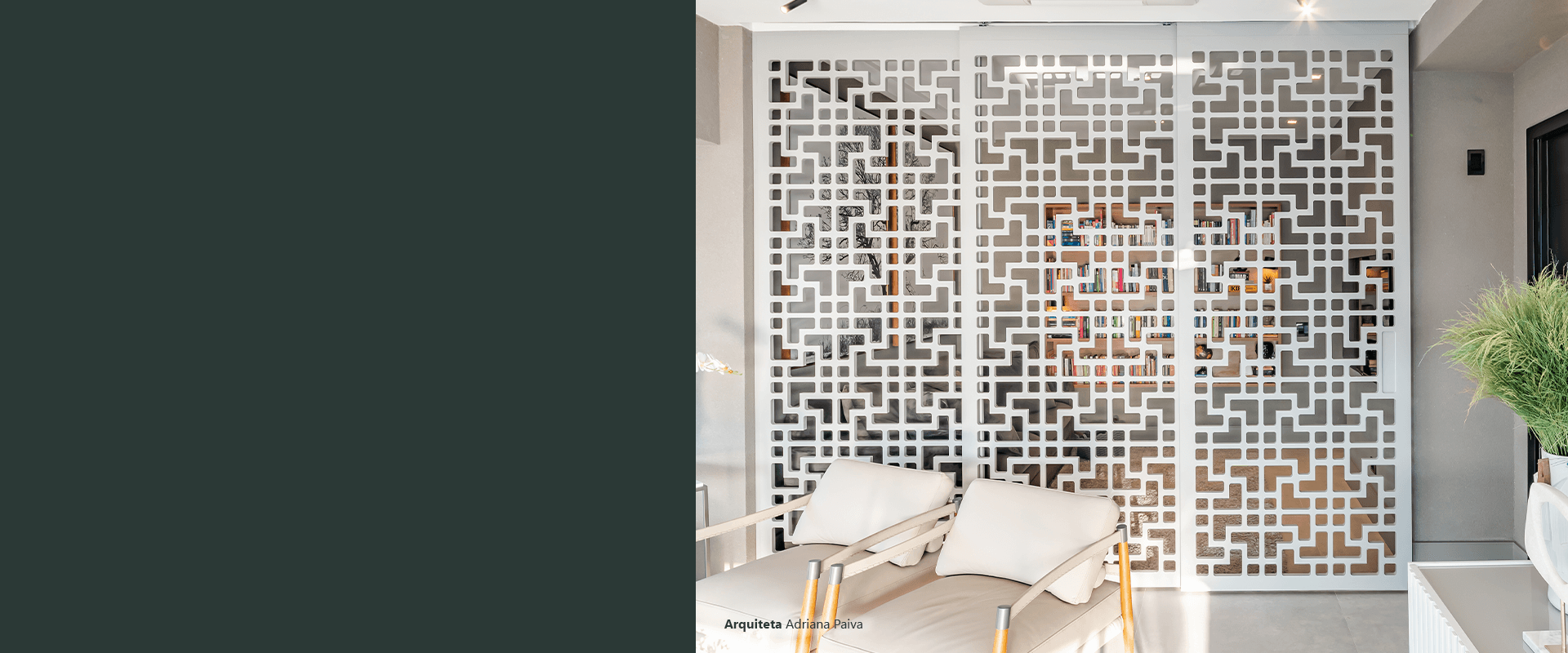 Funcionalidade das portas de correr: design e praticidade com a Mentha - slider arquiteta adriana paiva full